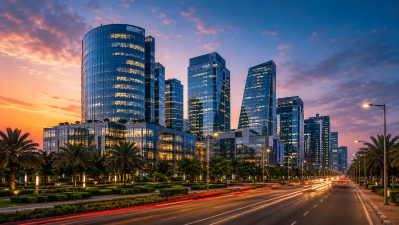 Cyber City business district in Gurugram — home and online tutors from Dronacharya Tutorials